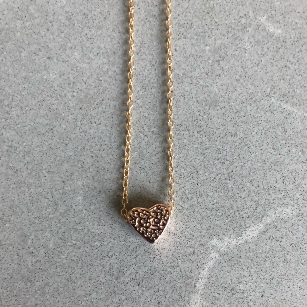 NWOT gorjana heart necklace